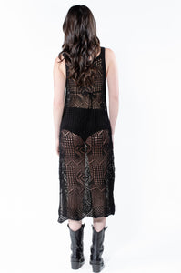 BIZET CROCHET MESH DRESS